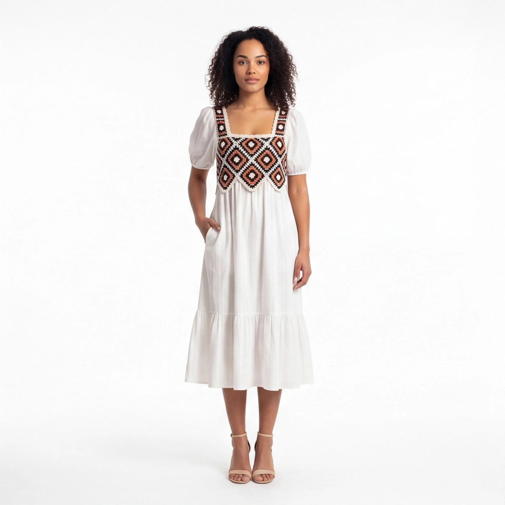 Anya Crochet Dress