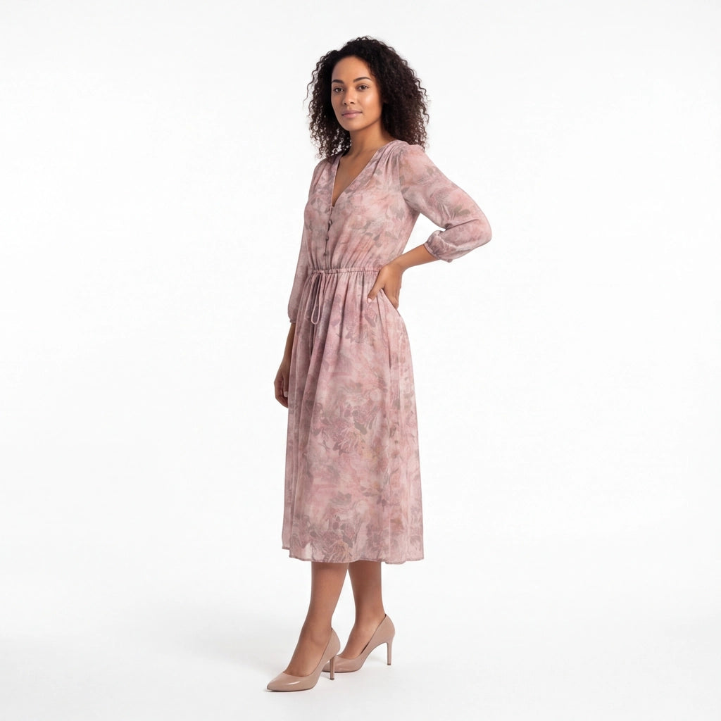 Lily Rose Chiffon Dress – Boston Hills