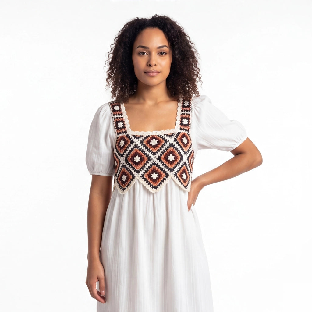 Anya Crochet Dress