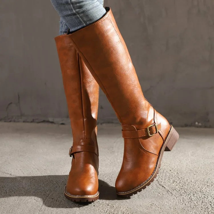 Women's Abigail | Women's Orthopedic Buckle Riding Boots