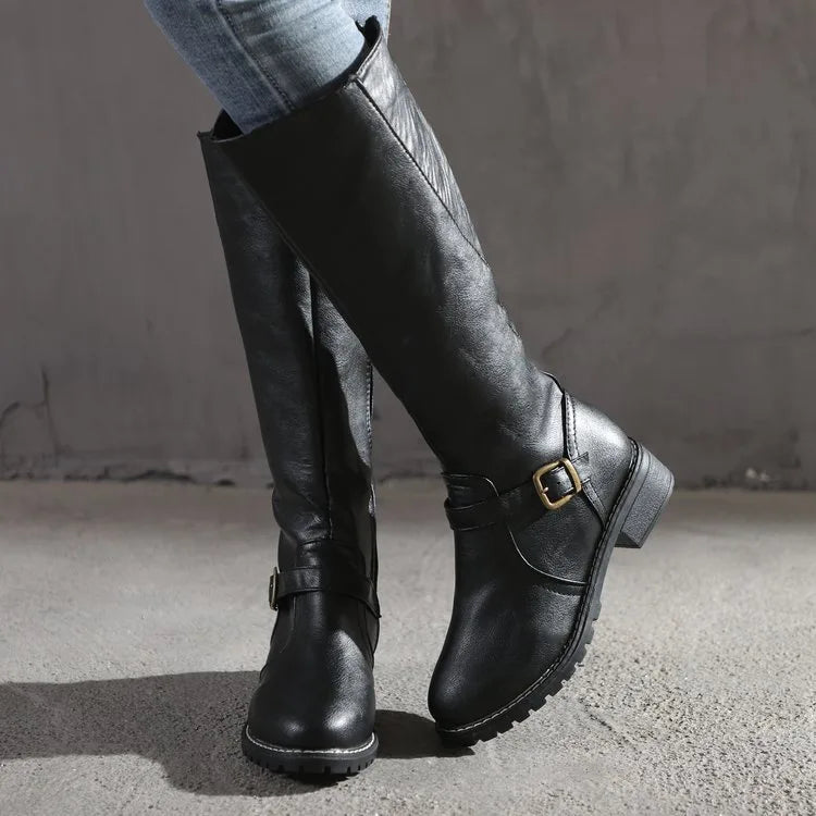 Women's Abigail | Women's Orthopedic Buckle Riding Boots