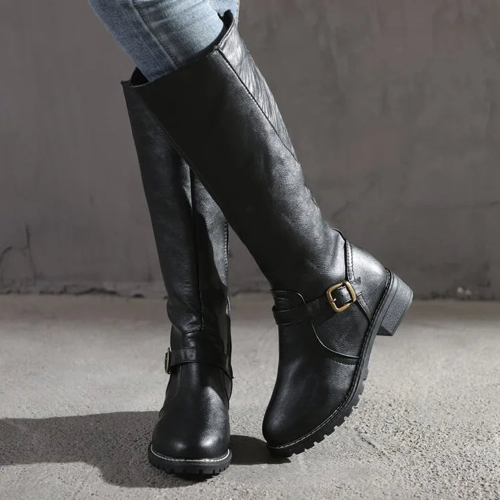 Women's Abigail | Women's Orthopedic Buckle Riding Boots