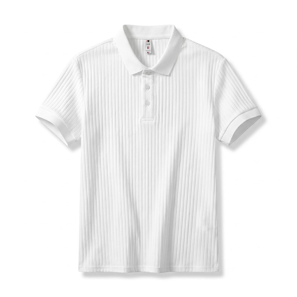 Adrian Knit Polo - Color:White;Size:S