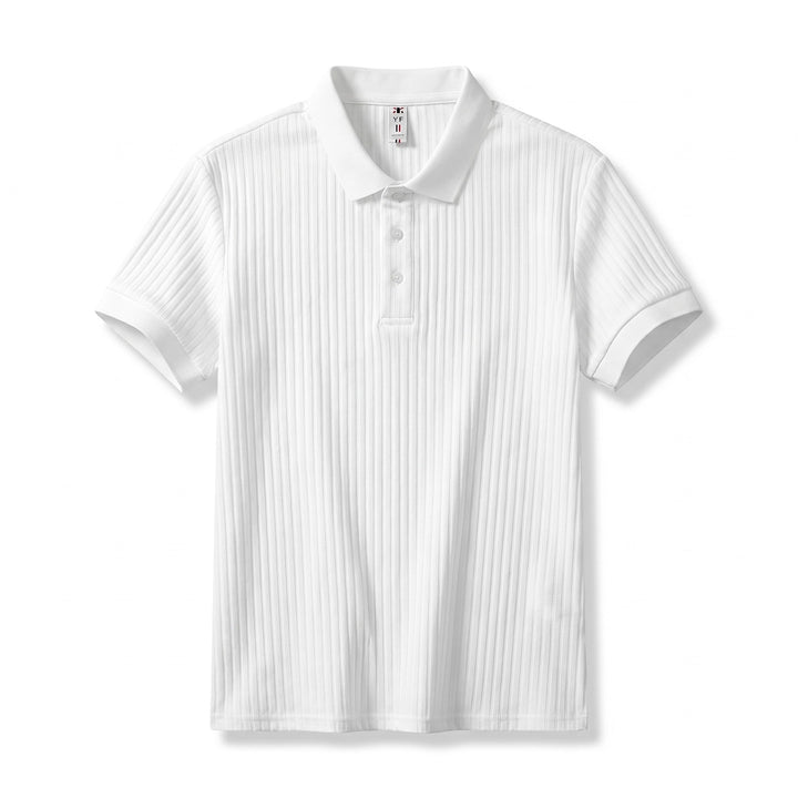 Adrian Knit Polo - Color:White;Size:S