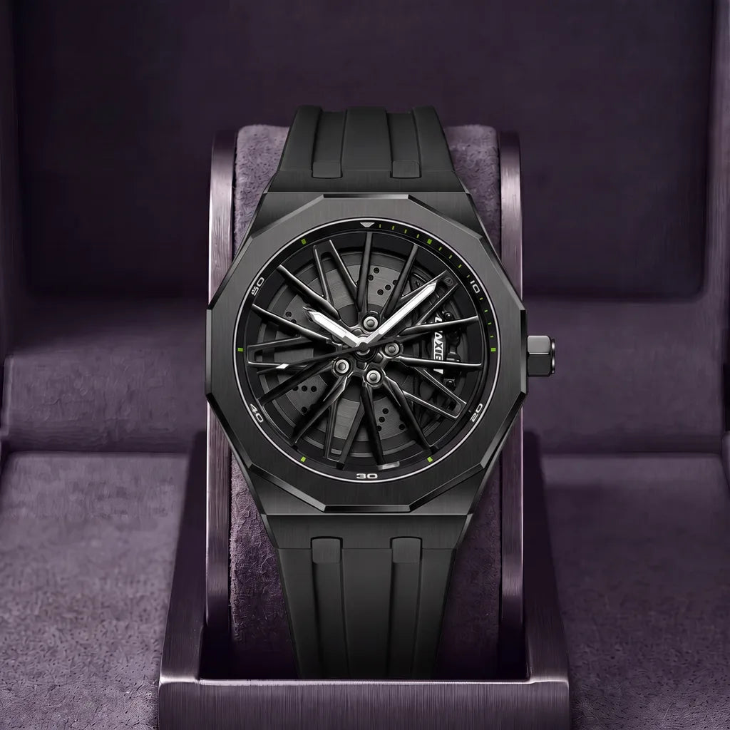 Adrian Mens Motorsport Watch - Color:Black