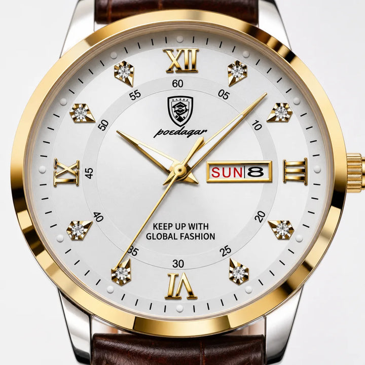 Men's White Wadsworth Slim Calendar Watch