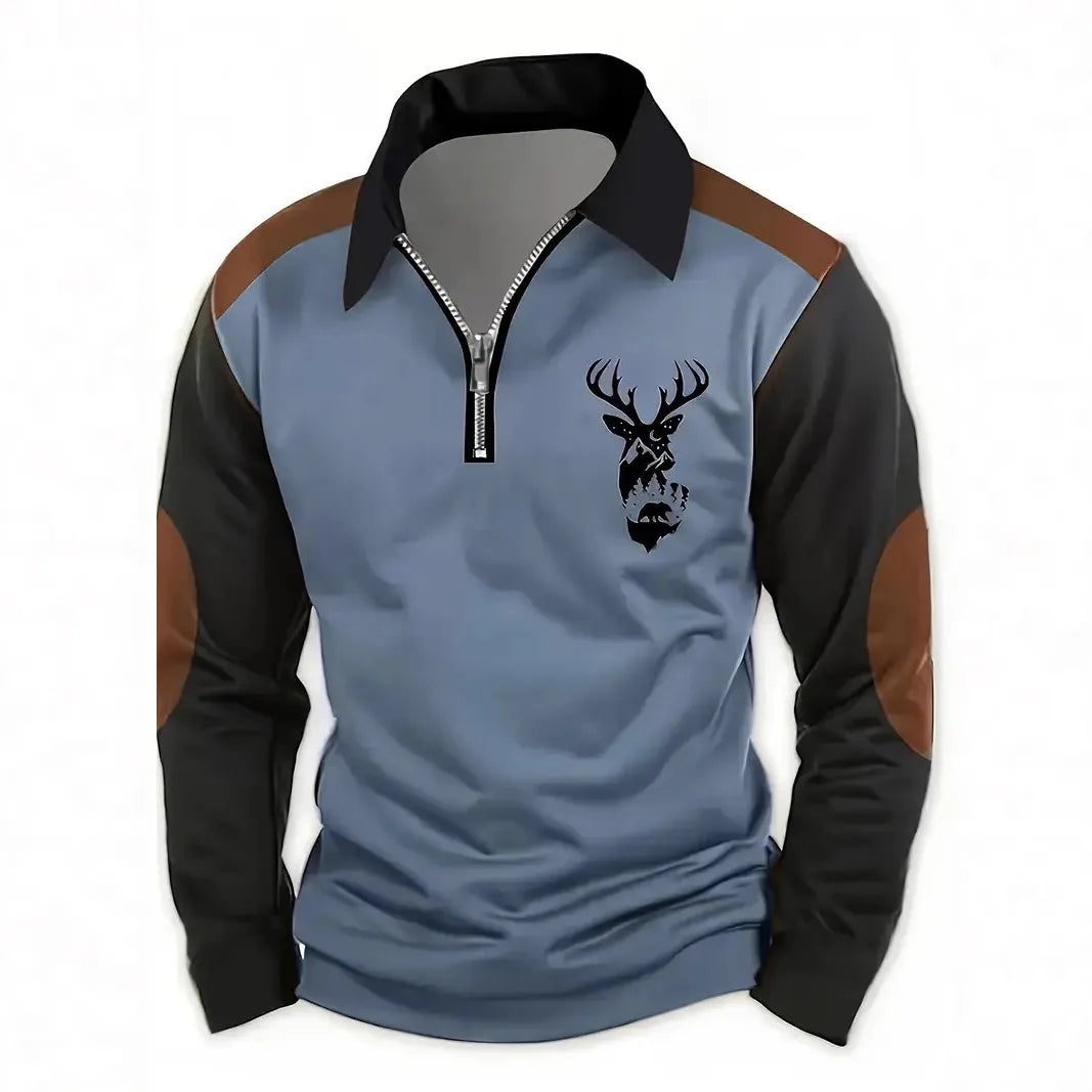 Alexander | Men's Long-Sleeve Outdoor Shirt  - Size:S;Color:Blue