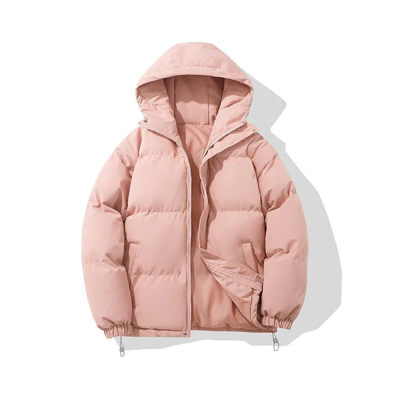 Alexandre | Men's Warm Puffer Jacket - Color:Light Pink;Size:S