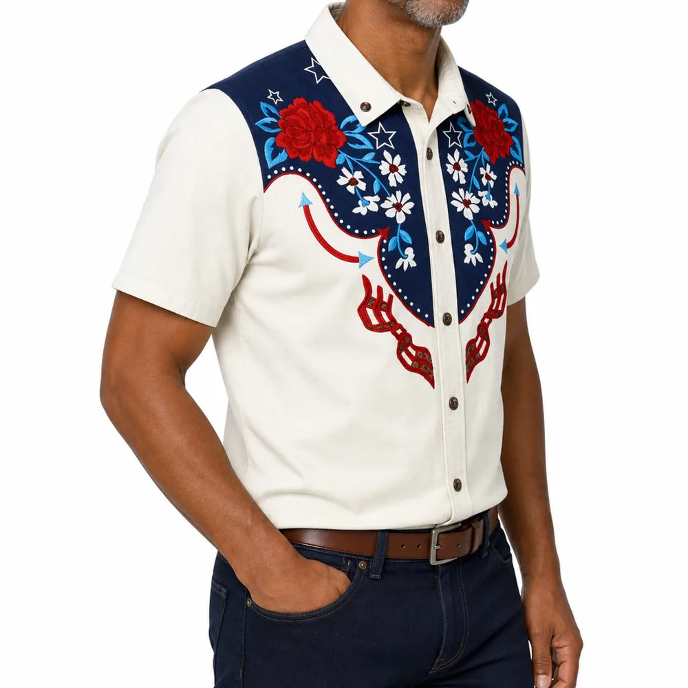 Men's 1 Lucas Printed Western Shirt