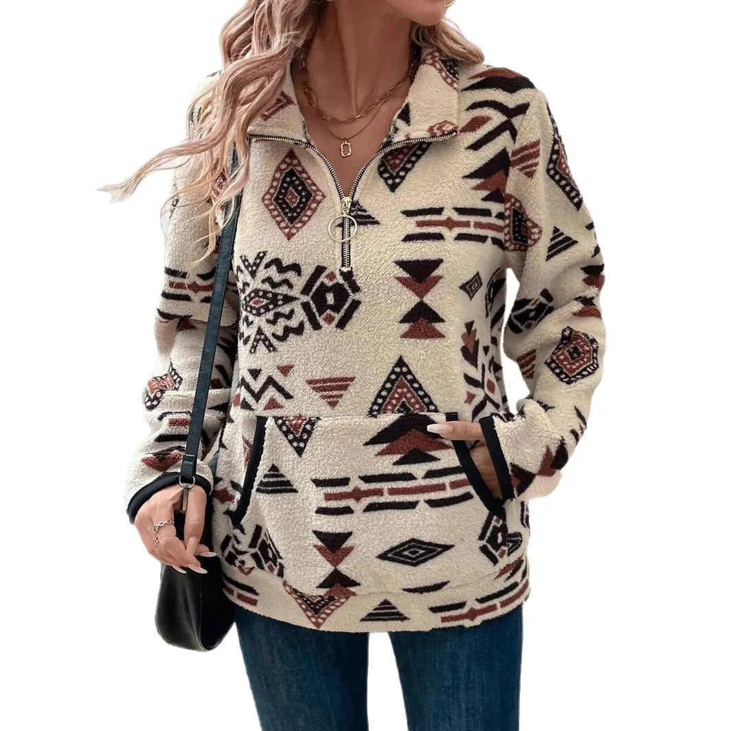 Women's Alice | Women's Western Quarter-Zip Sweater