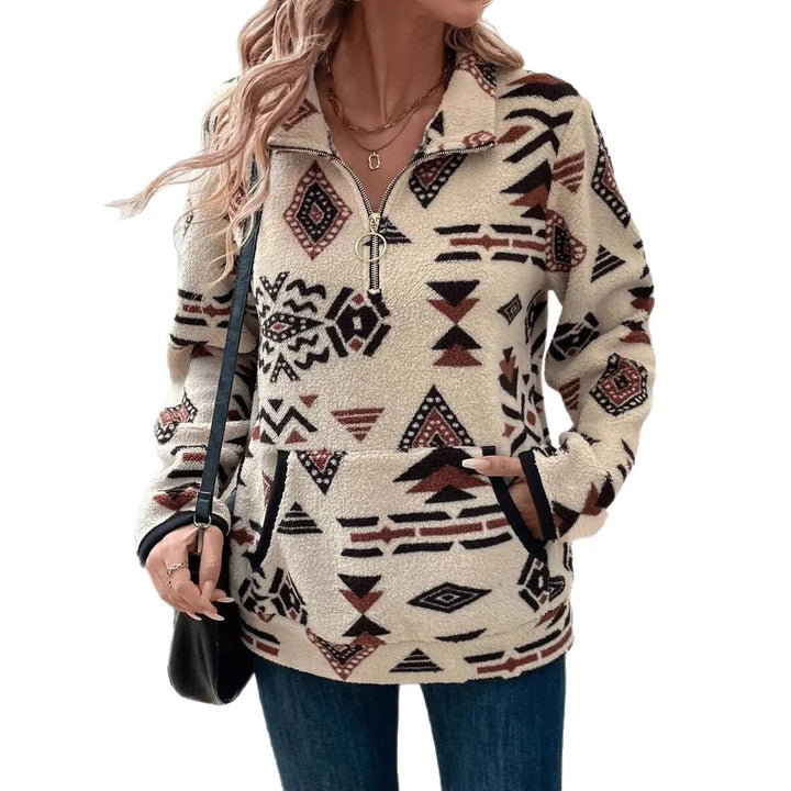 Women's Alice | Women's Western Quarter-Zip Sweater