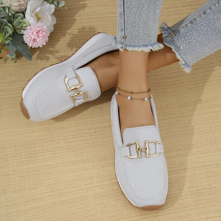 Alicia | Women's Orthopedic Loafers  - Color:White;Size:36
