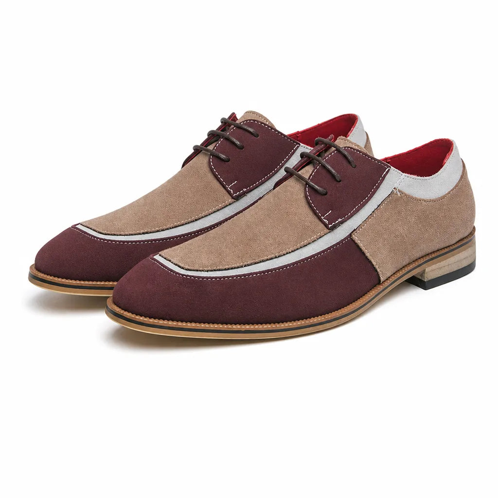 Ambrose Colourblock Dress Shoes - Color:Brown;Size:38