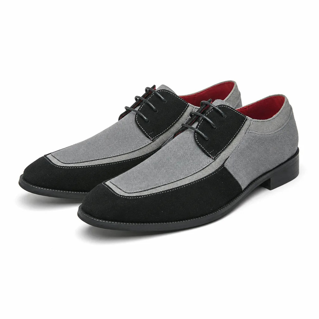 Ambrose Colourblock Dress Shoes - Color:Gray;Size:38