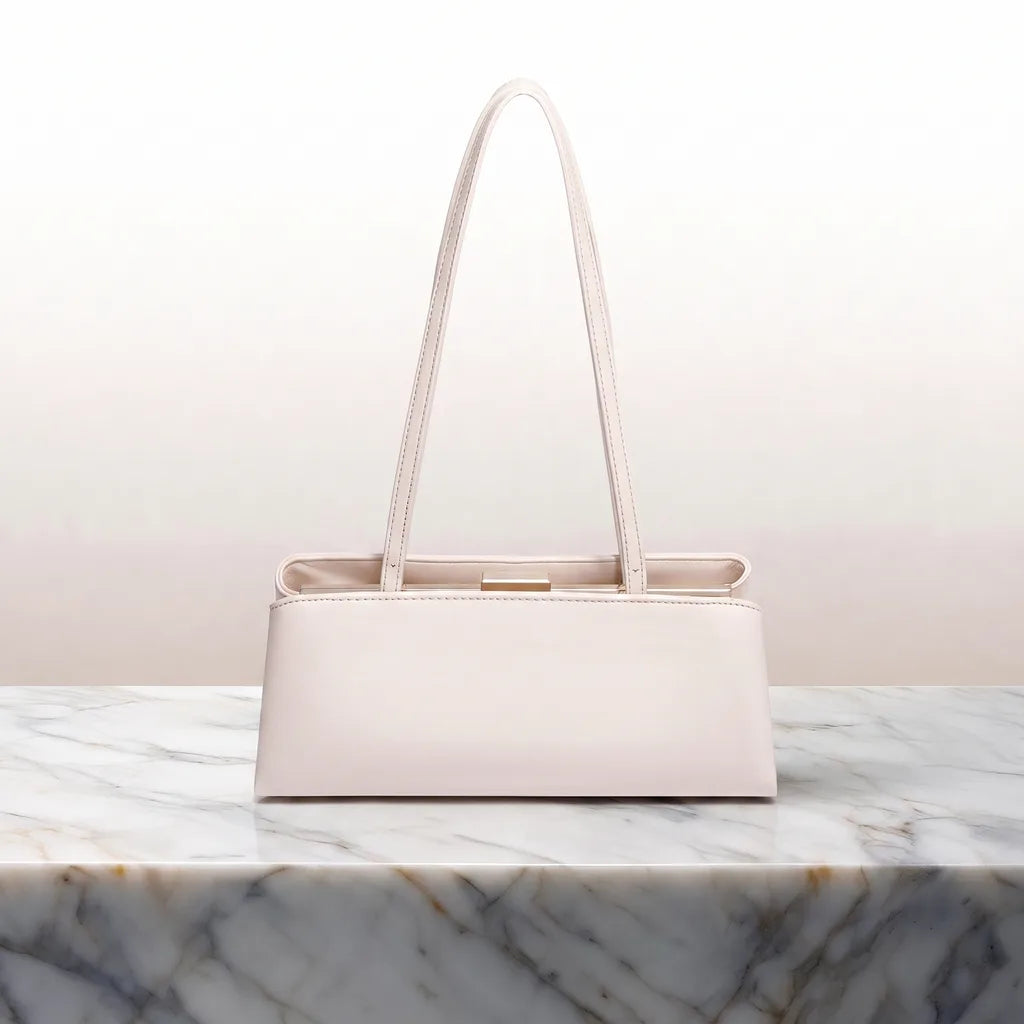 Women's White Aylward Saddle Shoulder Bag