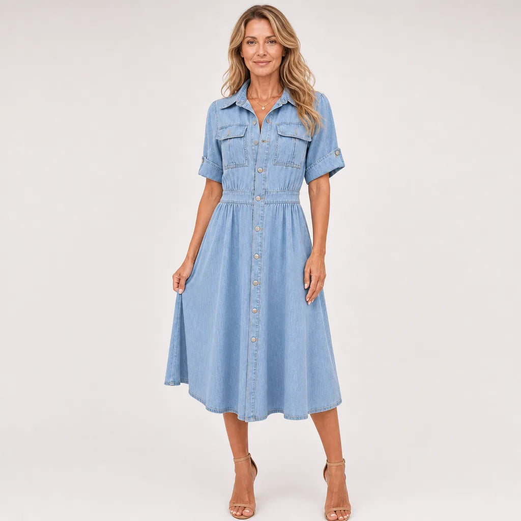 Women's Amelie Button Front Dress