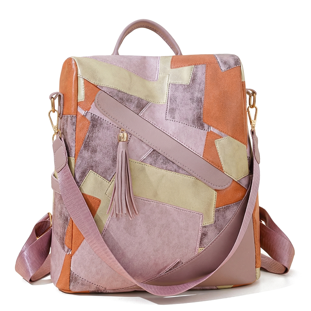 Anchi Miller Contrast Backpack - Color:Light Purple
