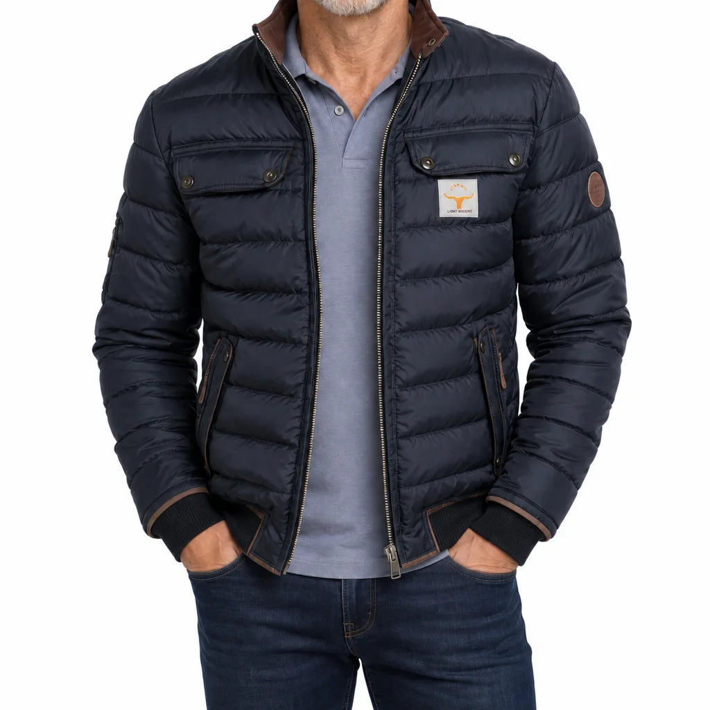 Men's Blue Anders | Men's Stylish Quilted Jacket for Fall