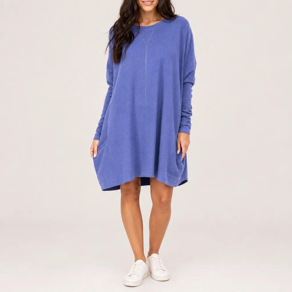Women's Blue Randolph Pocket Long Sleeve Tee (Copy)