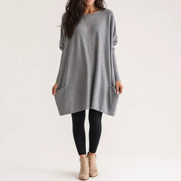 Women's Gray Randolph Pocket Long Sleeve Tee (Copy)