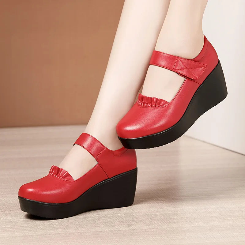 Women's Ann | Women's Orthopedic Wedge Mary Jane Shoes