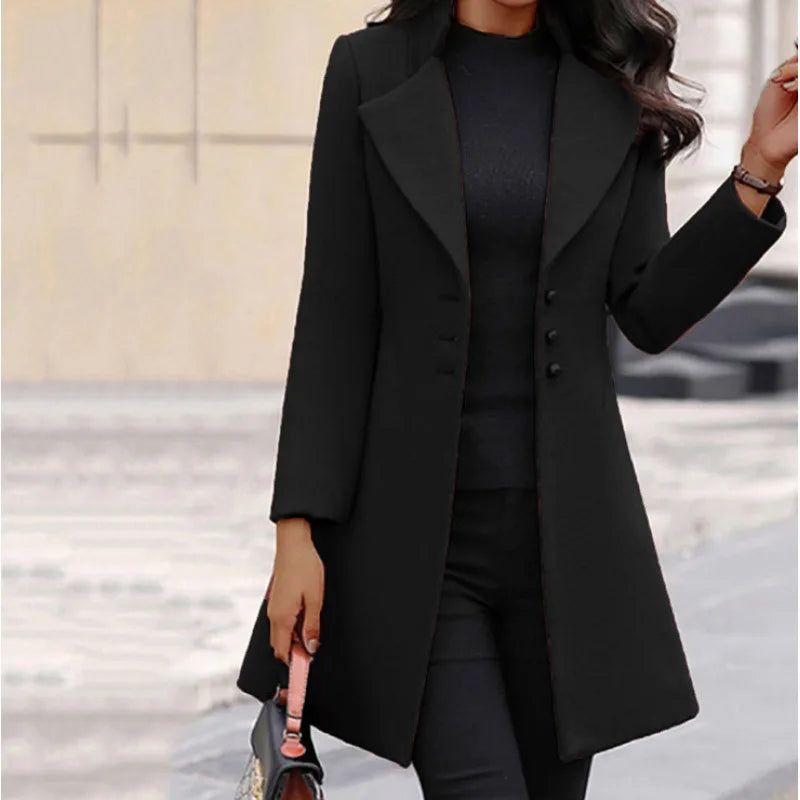 Arabella | Women's Trench Coat - Color:Black;Size:XS