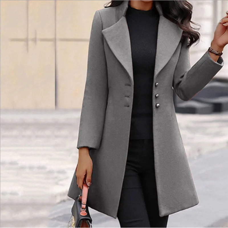 Arabella | Women's Trench Coat - Color:Grey;Size:XS