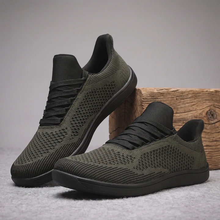 Men's Green Sloane Breathable Knit Sneakers