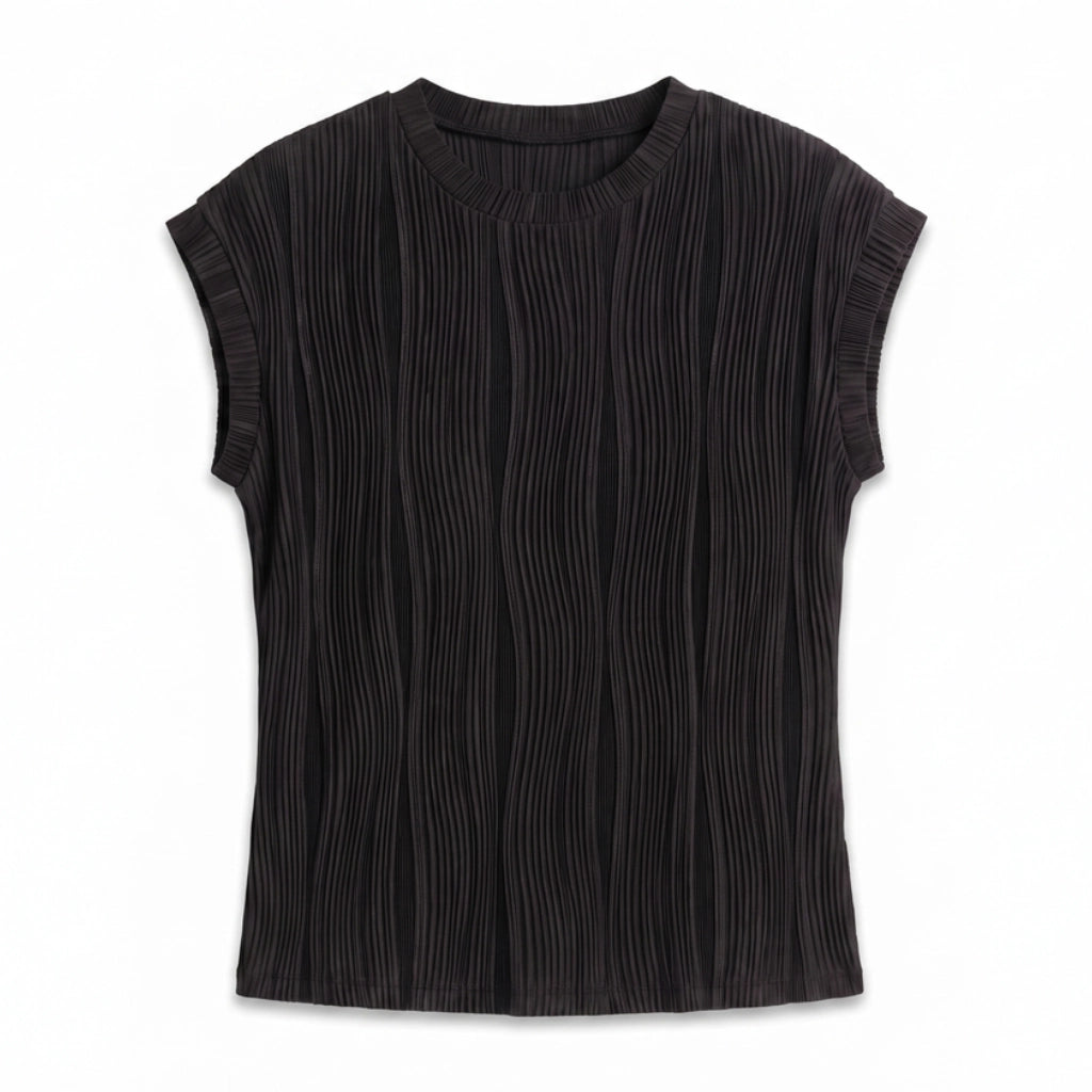 Aria Raglan Top - Color:Black;Size:XS