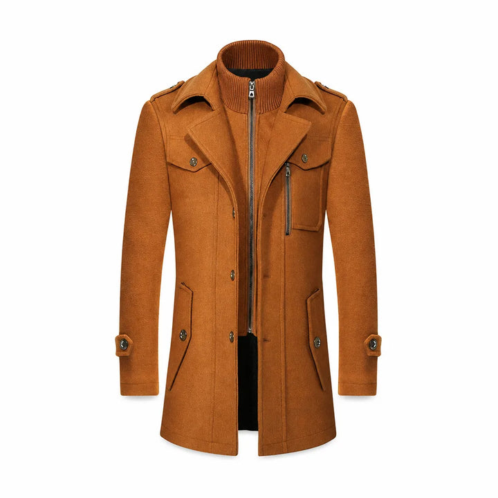 Ashford Wool-Blend Coat - Color:Beige;Size:S