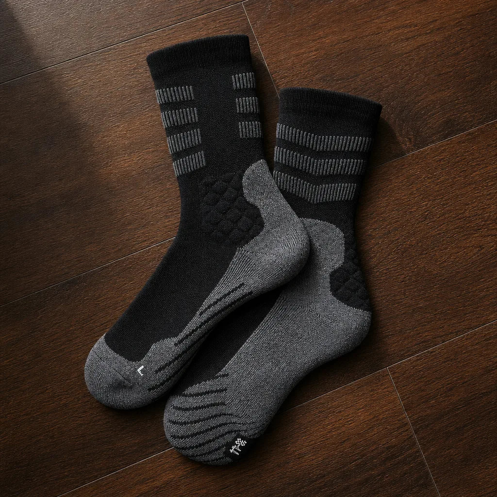 Ashwood | Merino Wool Hiking Socks  - Color:Black;Size:M