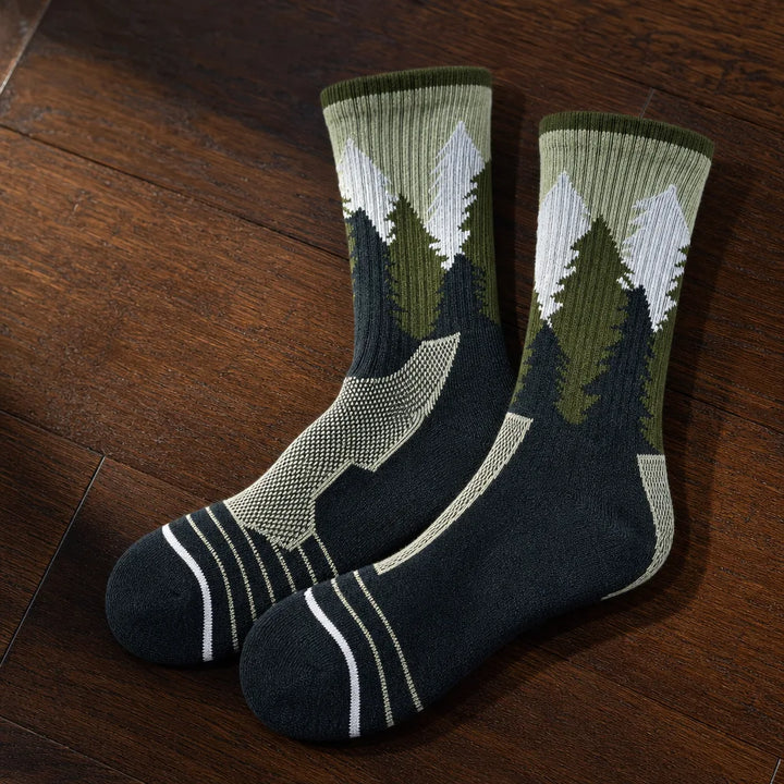 Ashwood | Merino Wool Hiking Socks  - Color:Green;Size:M