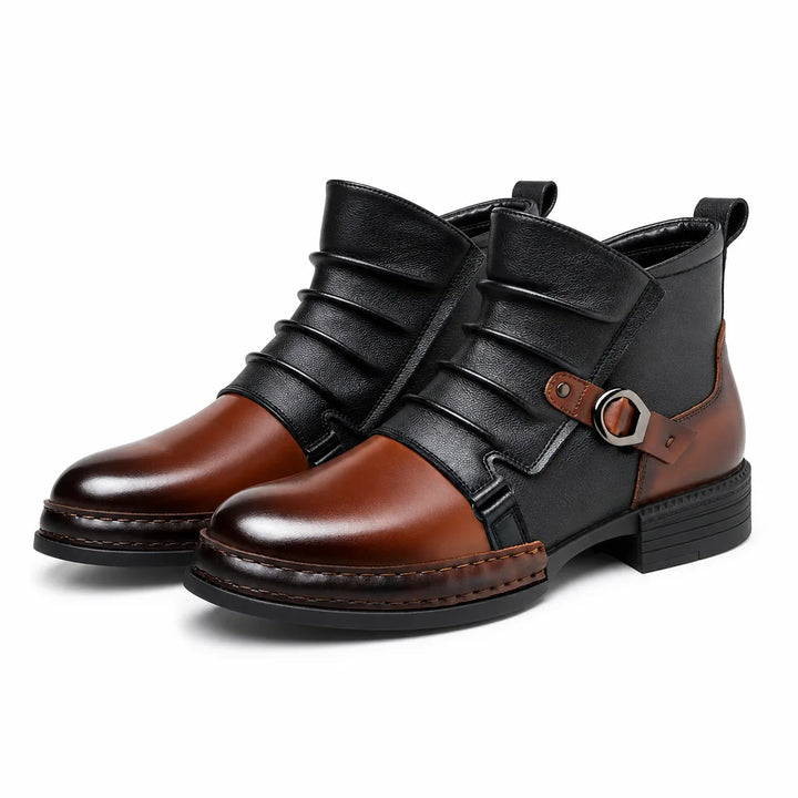 Atlas Biker Boots - Color:Brown;Size:39