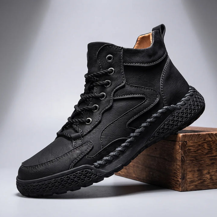 Axel | Mens Fall Hiking Boots - Color:Black;Size:38