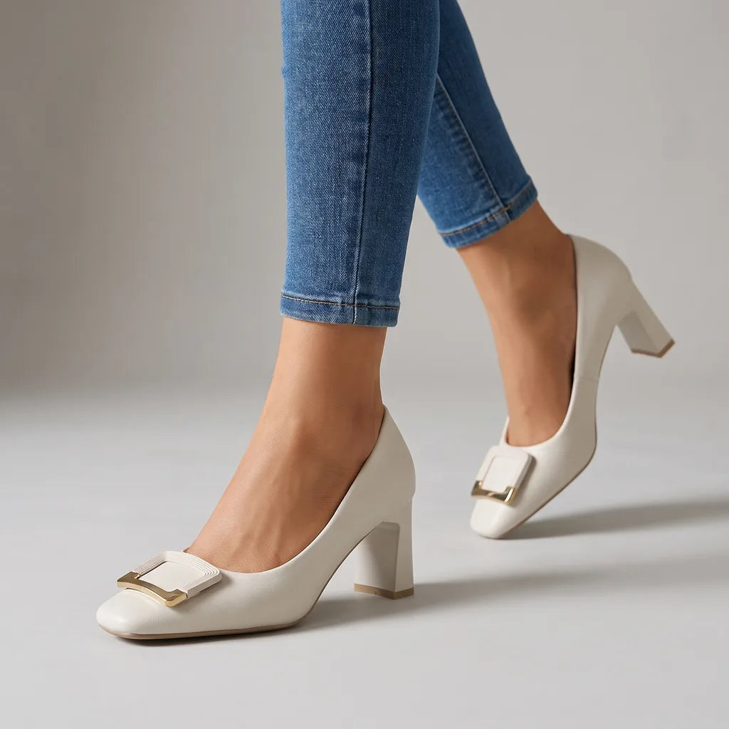 Bailey | Women's High Heels   - Color:Beige;Size:35