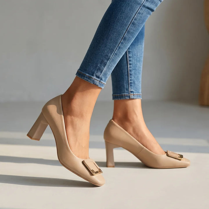 Bailey | Women's High Heels   - Color:Khaki;Size:35