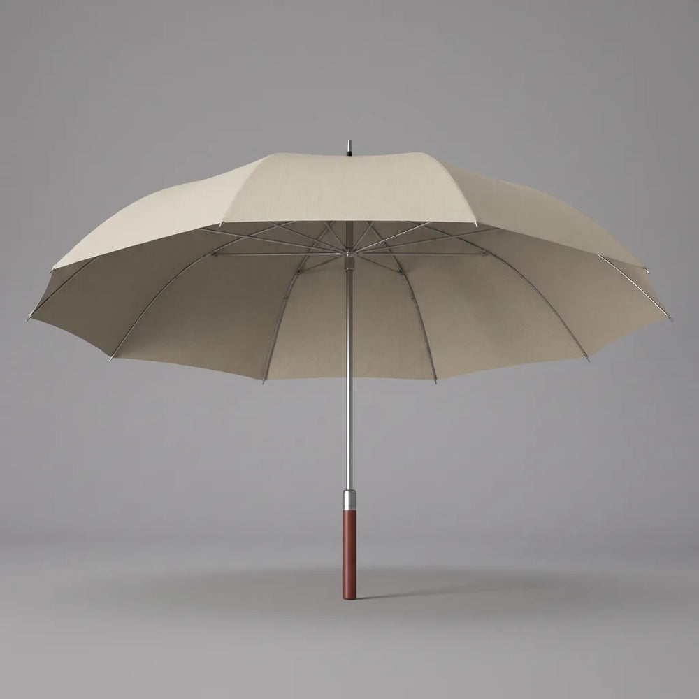 Men's Beige Rhett Long Handle Umbrella