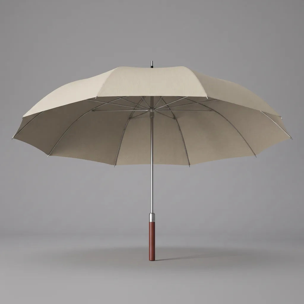 Men's Beige Rhett Long Handle Umbrella