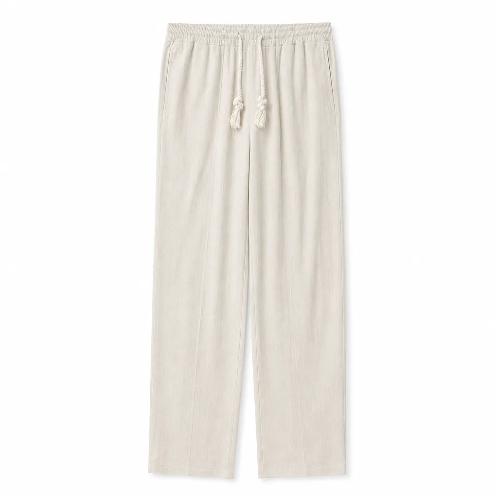 Barnett Wide Leg Pants - Color:Beige;Size:S
