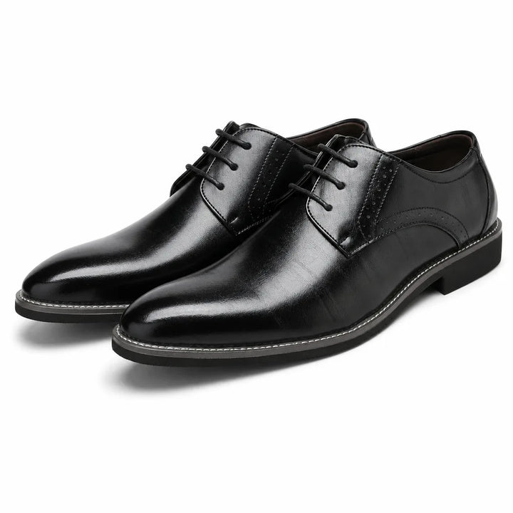 Barrett Lace-Up Dress Shoes - Color:Black;Size:38
