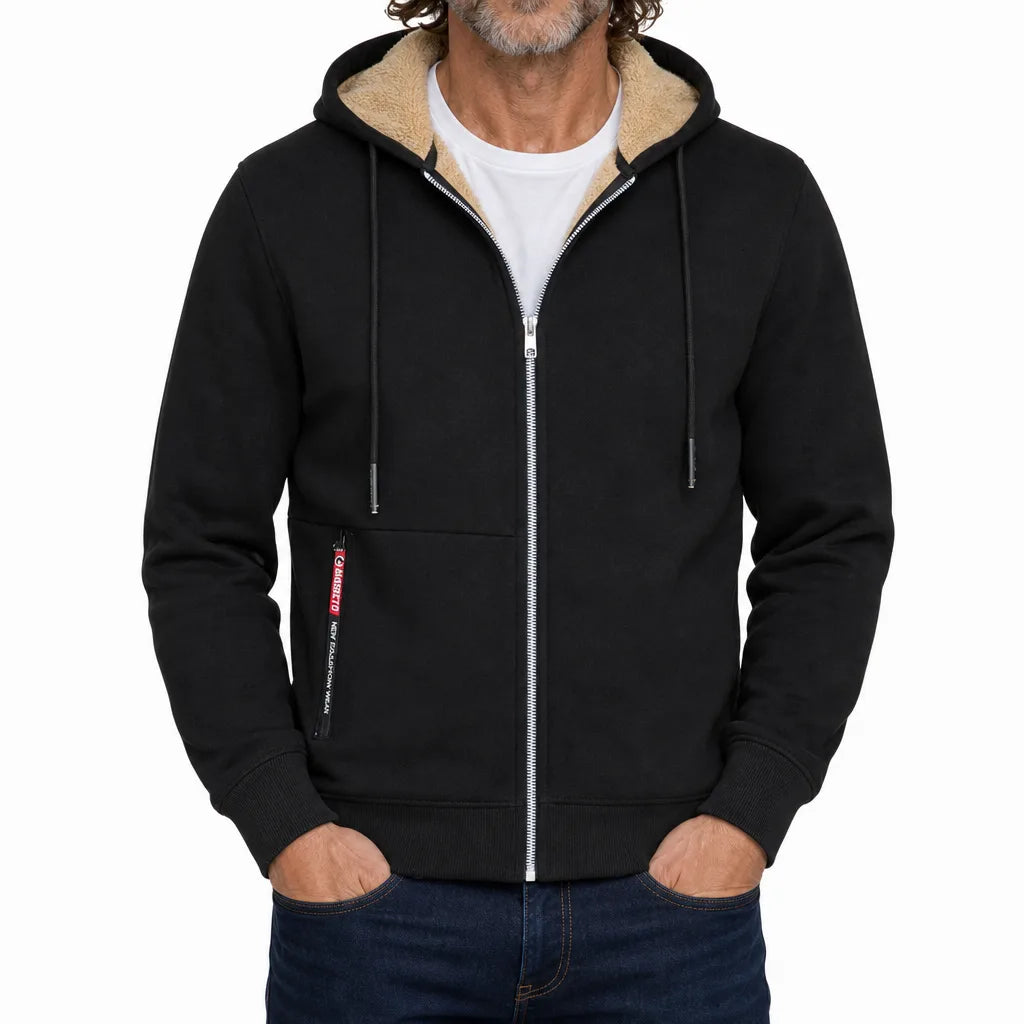 Barron Full Zip Hoodie - Color:Black;Size:XS