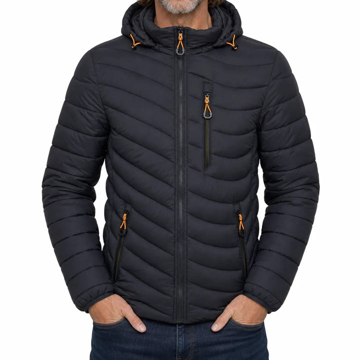 Bastian | Mens Fall Puffer Jacket - Color:Black;Size:S