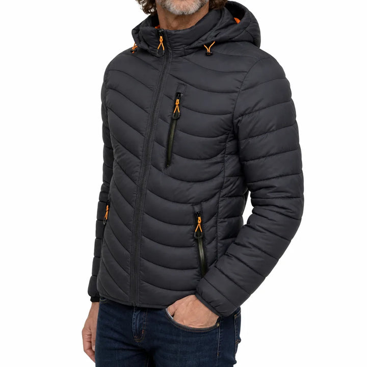 Men's Black Stafford Lightweight Padded Jacket