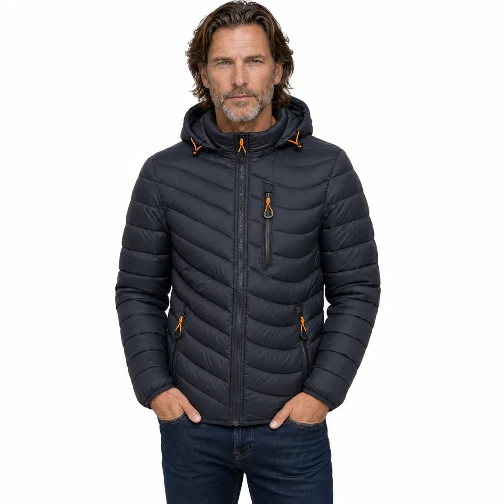 Men's Black Stafford Lightweight Padded Jacket