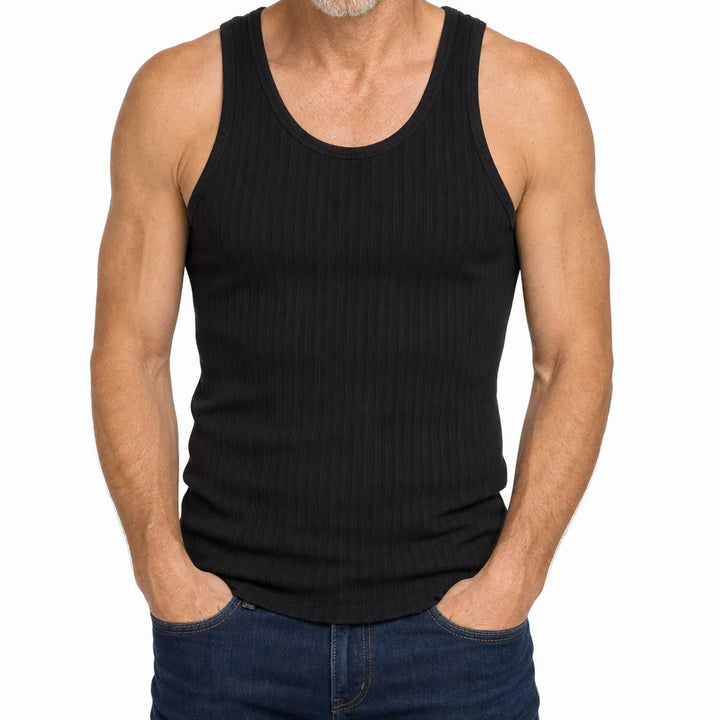 Baxter Slim Gym Tank - Color:Black;Size:S