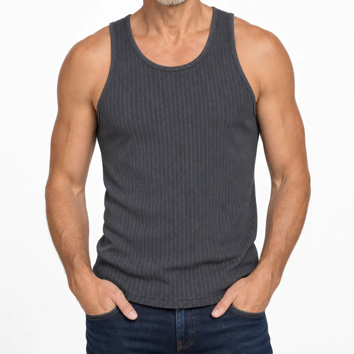 Baxter Slim Gym Tank - Color:Gray;Size:S
