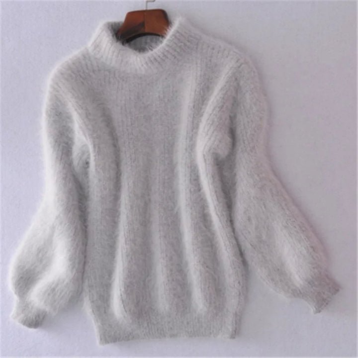 Beatrix | Women's Cozy Knit Sweater  - Size:XS;Color:Gray