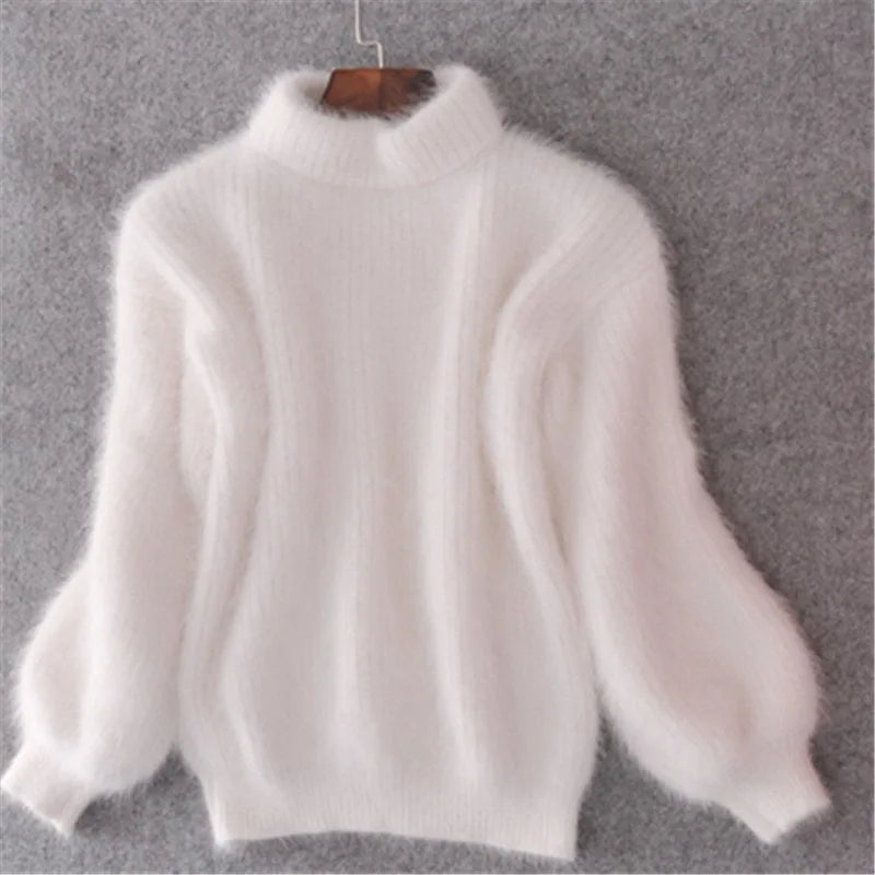 Beatrix | Women's Cozy Knit Sweater  - Size:XS;Color:White