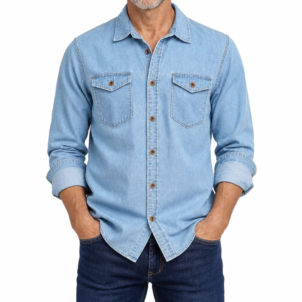 Bennett | Denim Shirt - Color:Blue;Size:XS