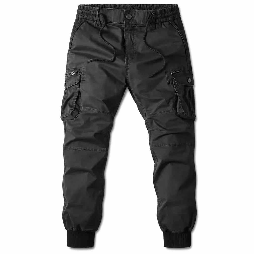 Bennett Tapered Cargo Joggers - Color:Black;Size:28